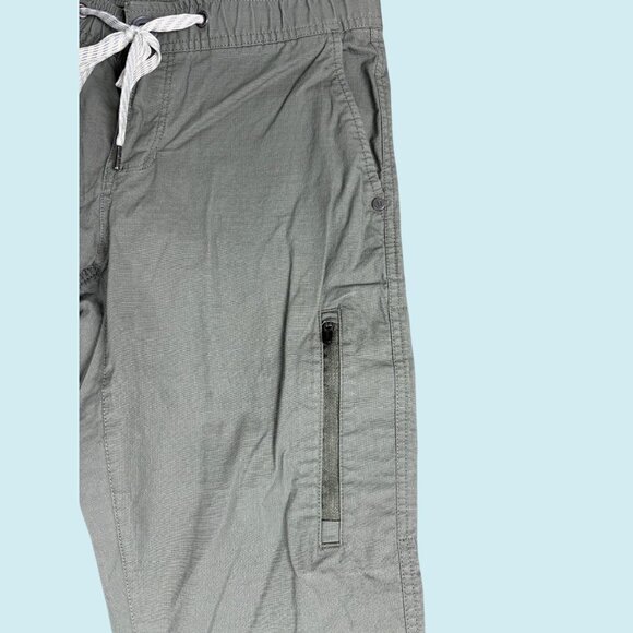 Vuori Pants Women's Size XS Ripstop Jogger Green Army Drawstring Organic Cotton - Picture 6 of 7